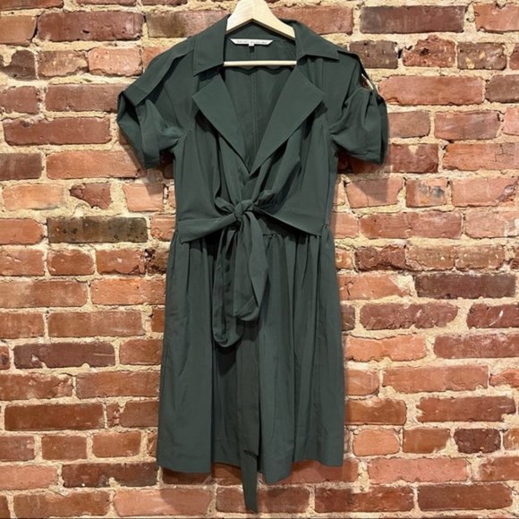RACHEL Rachel Roy Sailor Dress Faux Wrap Front Tie Size 4 - Picture 1 of 7